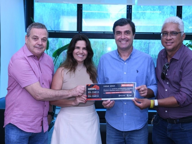 O valor repassado será aplicado em ações sociais em andamento e em projetos que recebem apoio contínuo do Funssol