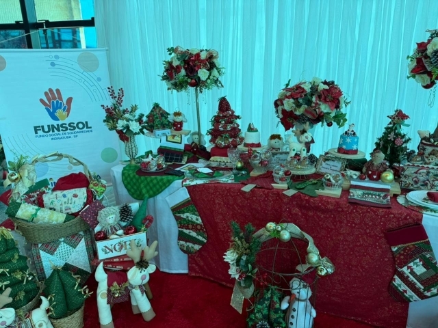 O Bazar de Natal funcionará até dia 18 de dezembro