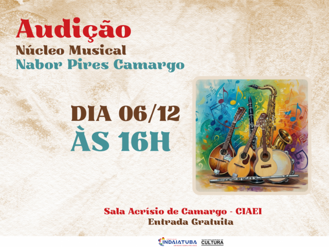 O repertório presta homenagem ao clarinetista indaiatubano que dá nome ao Núcleo.