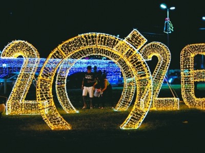 Monte Mor revive a magia do Natal com decoração especial espalhada por toda a cidade