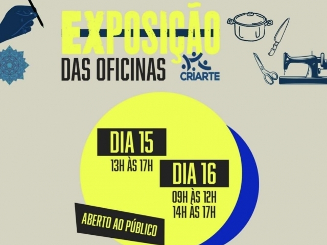 Dias 15 e 16 de dezembro o público poderá conferir a exposição