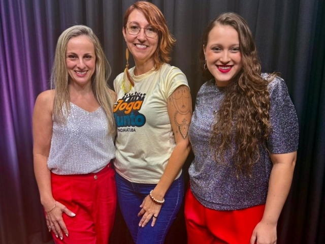 Flávia Girardi, Mariane Sievert e Gabi Domingues