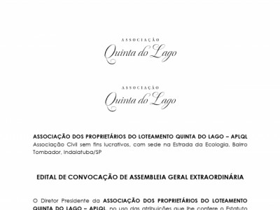 EDITAL DE CONVOCAÇÃO