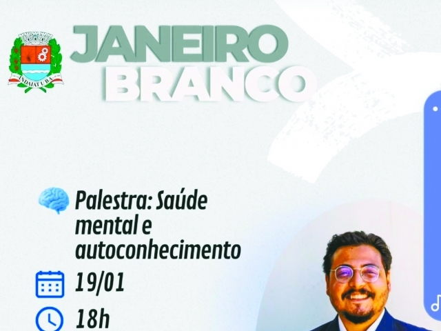 Palestrante é o psicólogo e professor universitário João Lucas Soares da Silva