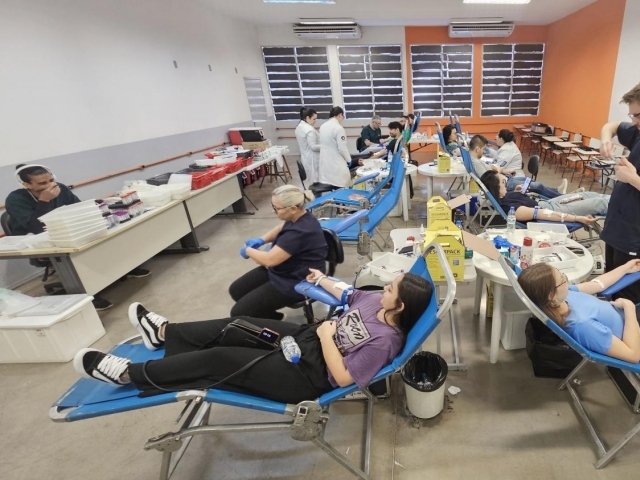 A campanha de doação de sangue realizada na Fiec se consolidou como uma importante ação solidária no município
