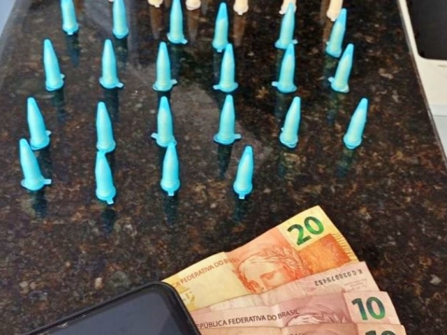 Homem é detido pela Guarda Civil por tráfico de drogas no Jardim Morada do Sol