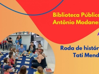 Roda de Histórias com Tati Mendes une literatura, música e brincadeiras