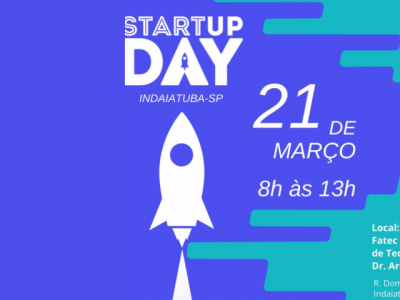 Sebrae SP realiza o evento Startup Day Indaiatuba 2026 no dia 21 de março
