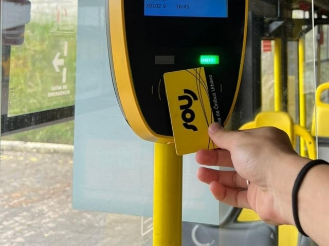 Para usufruir da Tarifa Zero aos domingos, usuário deverá utilizar cartão eletrônico em qualquer modalidade