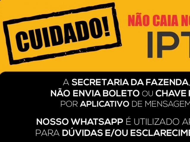 Pagamentos devem ser feitos exclusivamente por meio da Guia de Recolhimento oficial, que possui QR Code para Pix