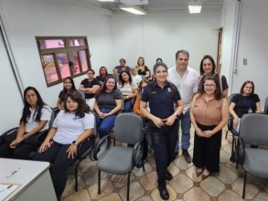 Saae promove conscientização sobre violência contra a mulher com apoio da guarda civil