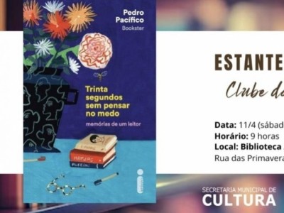 Clube do Livro Estante Queer debate obra de Pedro Pacífico em encontro aberto ao público