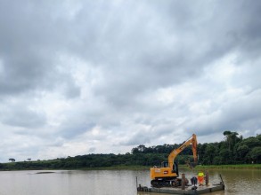 Secretária Natália Resende destaca segurança hídrica em obra no Capivari-Mirim e anuncia investimentos