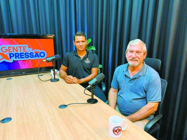 César e Paulo Montagnani em entrevista para o Gente de Expressão