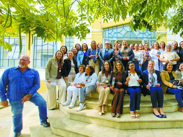 Um dos pontos altos da manhã foi a homenagem dedicada aos funcionários mais antigos da casa