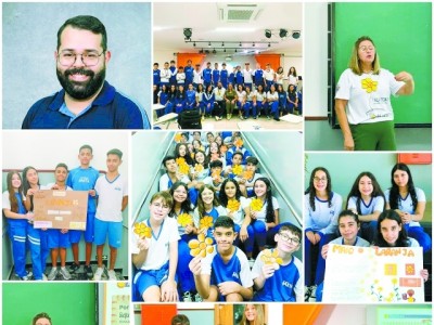 Projeto mobiliza alunos do Colégio Meta no combate ao abuso infantil