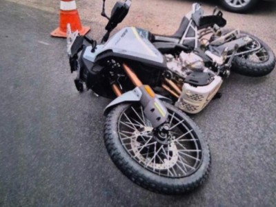 Motociclista fica gravemente ferido em acidente na SP-75