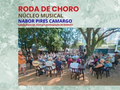 Roda de Choro leva música e tradição junina ao Casarão Pau Preto em 28 de junho