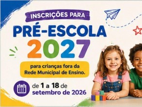 Pré-Escola 2027: inscrições para novos alunos começam em setembro em Indaiatuba