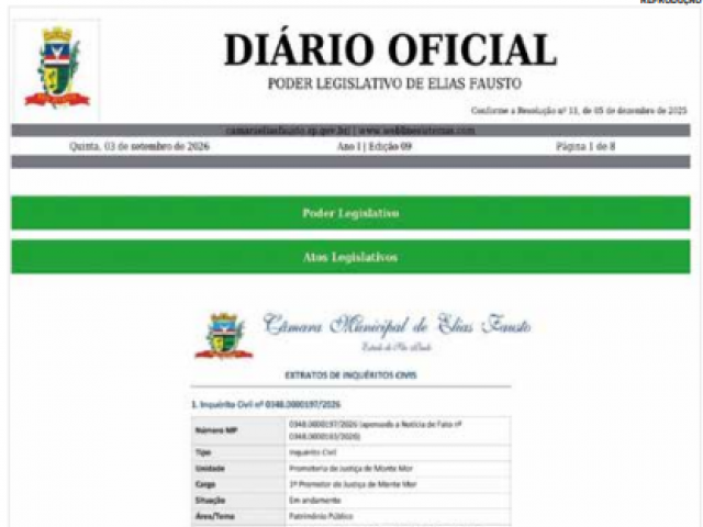 Outro, trata de possível improbidade na aquisição de aparelhos de ar-condicionado