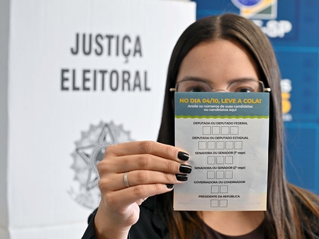 Anotações podem ser levadas pelo eleitor à cabine de votação