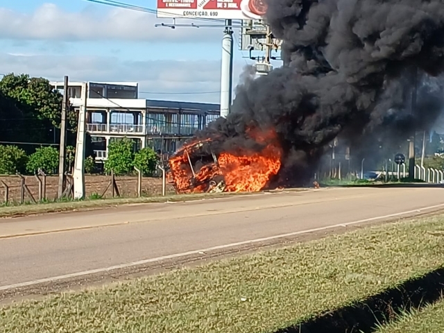 Todos os ocupantes ficaram ilesos