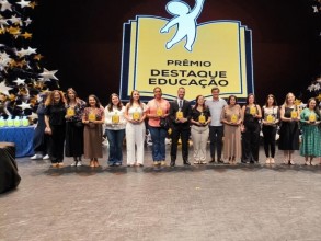 Prêmio Destaque Educação 2026 reconhece professores e escolas da Rede Municipal de Indaiatuba
