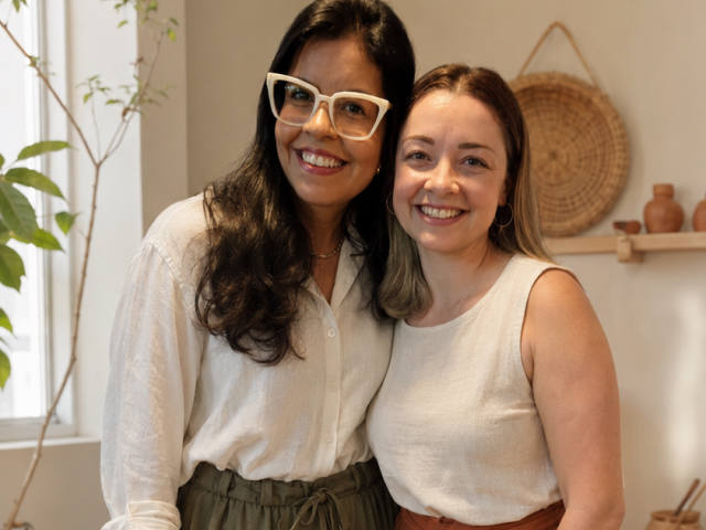 As idealizadoras Nayara Rodrigues e Fernanda Macêdo 