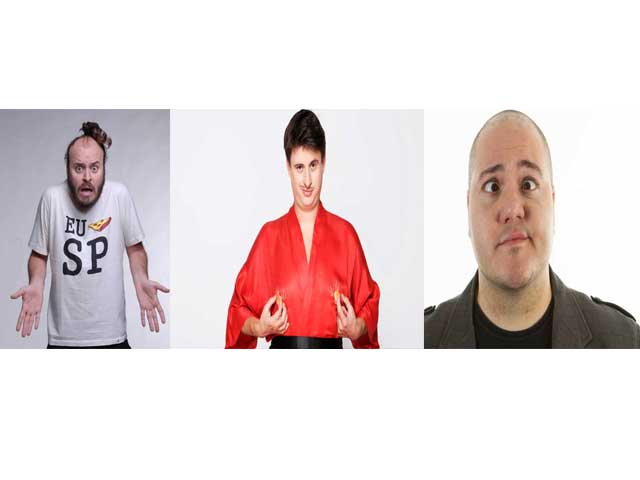 Paulinho Serra vem acompanhado de Robson Nunes e Felipe Ruggieri em novo espetáculo de humor