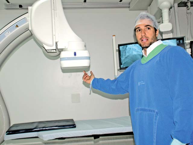 O cardiologista Cristiano Massih será o responsável pela hemodinâmica do Hospital Santa Ignês